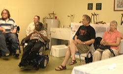 Residents of DARE meet with Board members